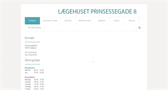 Desktop Screenshot of prinsessegade8.dk